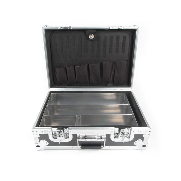 KWT-008 PRO-S Mechanics Tool Flight Case with Aluminium Tool Tray Insert