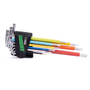 KWT-202-01T 9pc Colour Coded Long Torx Key Set